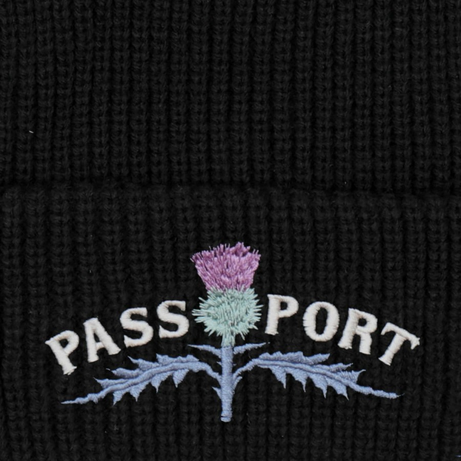 Headwear PASS~PORT | Pass~Port Thistle Beanie - Black