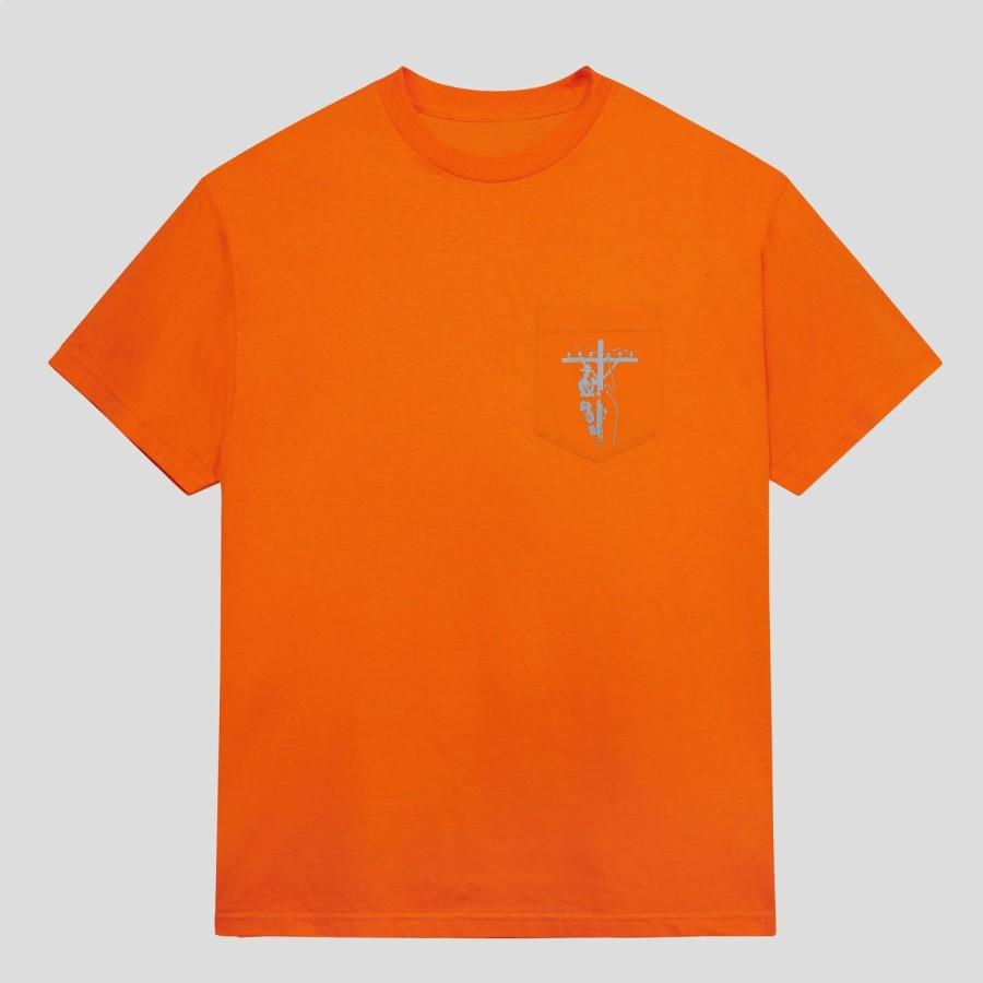 Tees PASS~PORT | Pass~Port Line~Worx Pocket Tee - Safety Orange