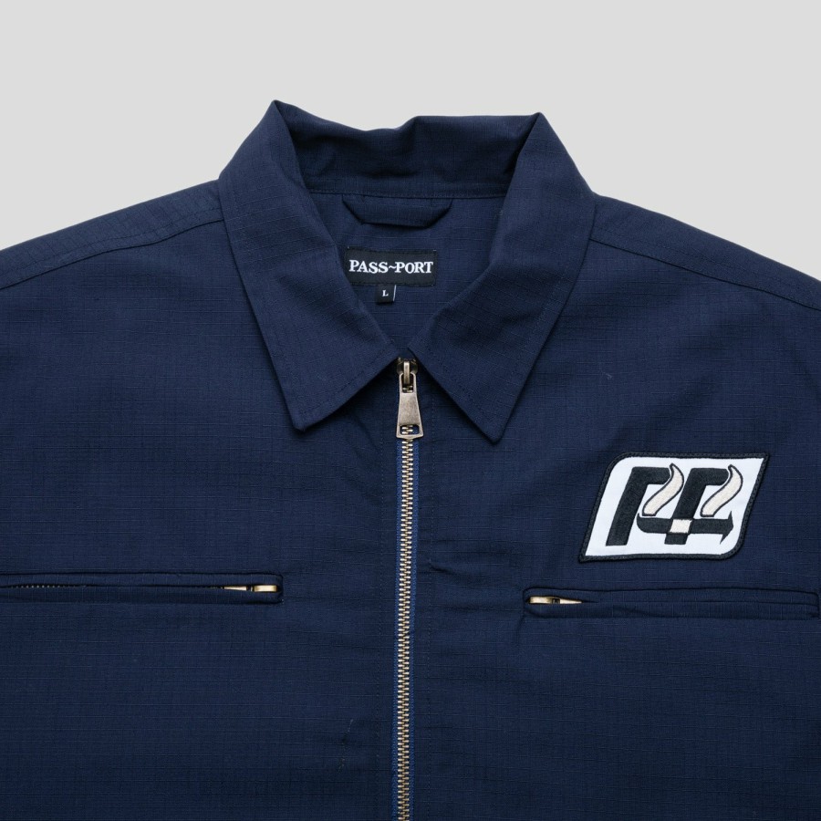 Jackets PASS~PORT | Pass~Port Transport Ripstop Delivery Jacket - Navy