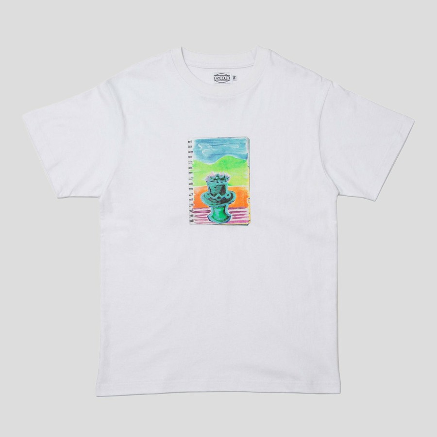 Tees HODDLE | Hoddle Keegan Walker Pot Plant Tee - White