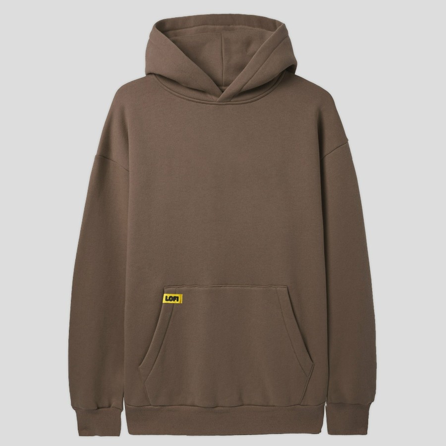 Fleece LO-FI | Lo-Fi Pigment Dye Hood - Chestnut