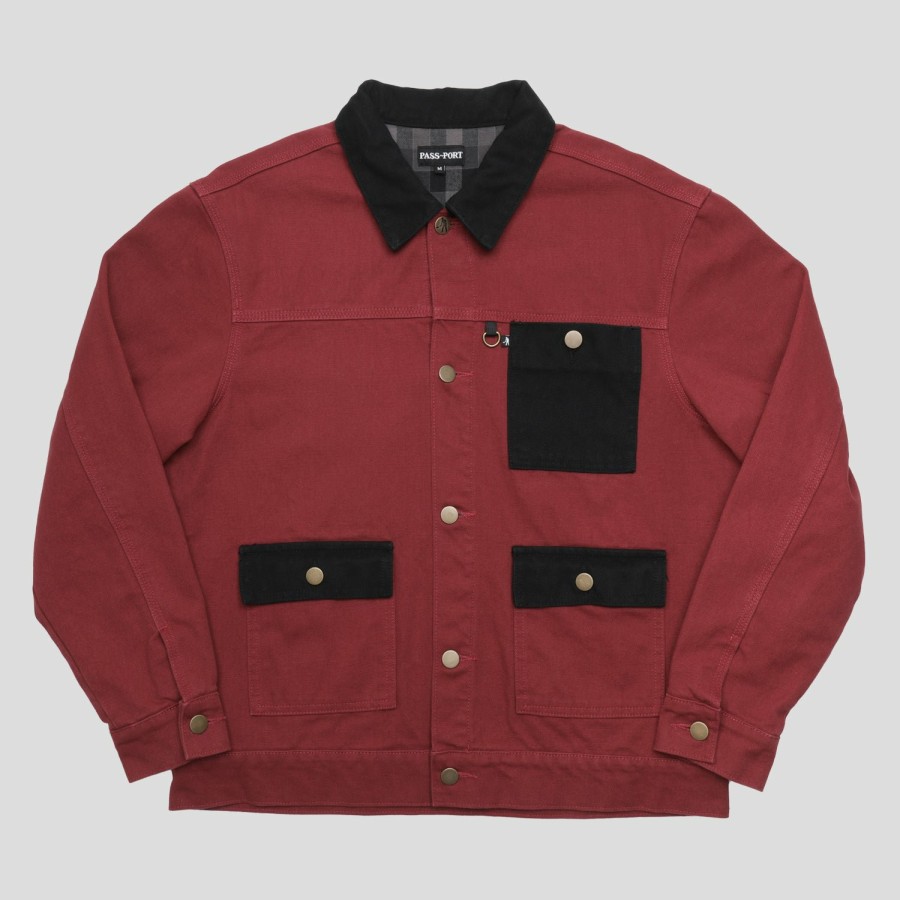 Jackets PASS~PORT | Pass~Port Workers Late Jacket - Brick Red