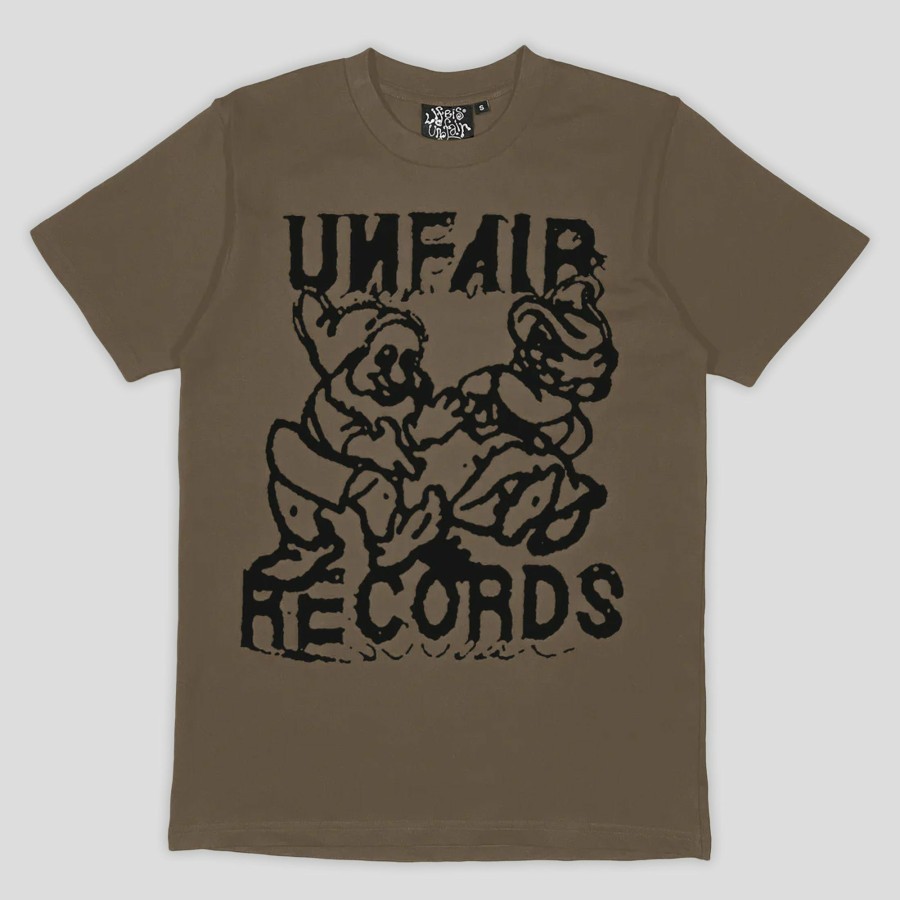 Tees LIFE IS UNFAIR | Life Is Unfair Records Tee - Brown