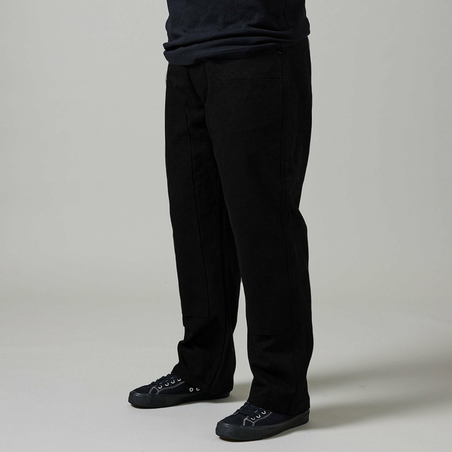 Pants PASS~PORT | Pass~Port Double Knee Diggers Club Pant - Black