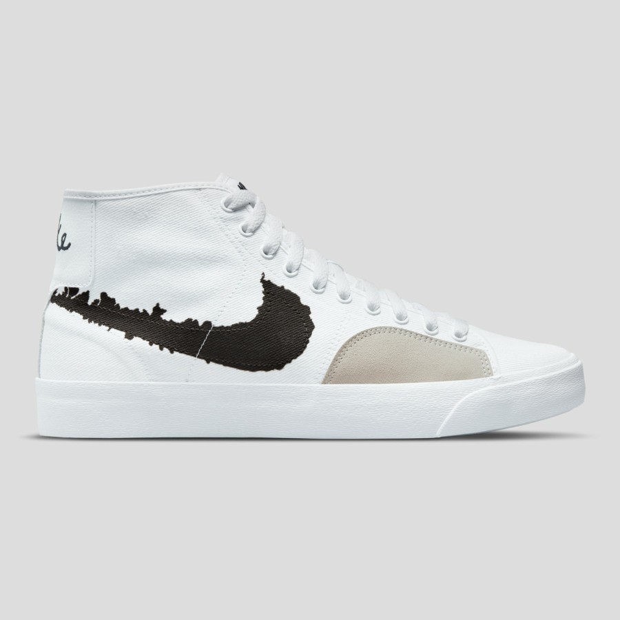 Footwear Nike SB | Nike Sb "Blazer Court Mid Prm" White/Black