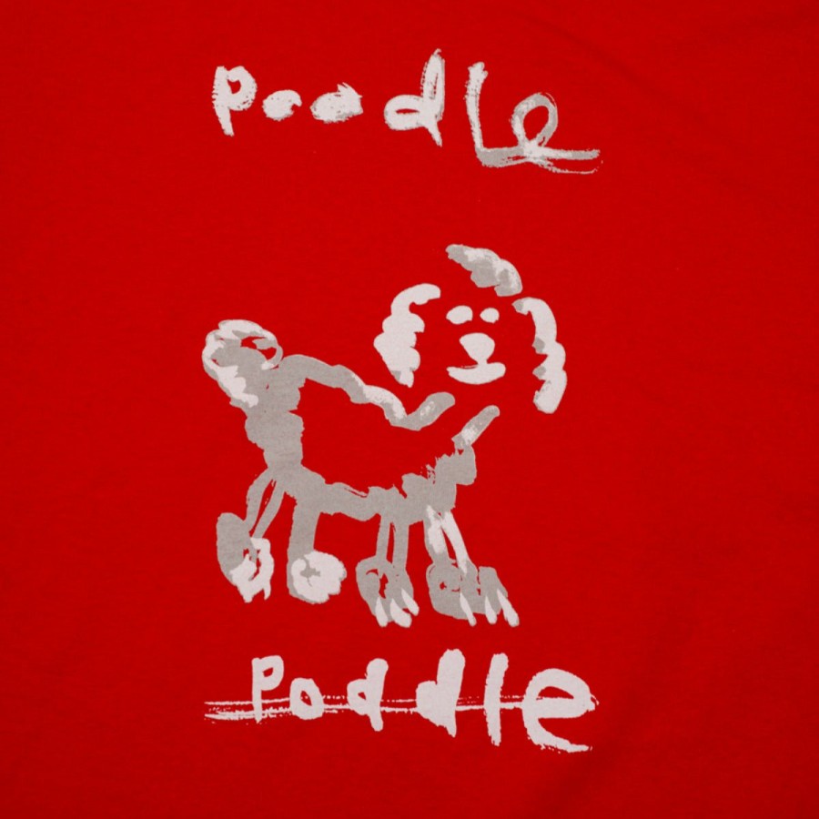 Tees HODDLE | Hoddle "Poodle" Tee Red