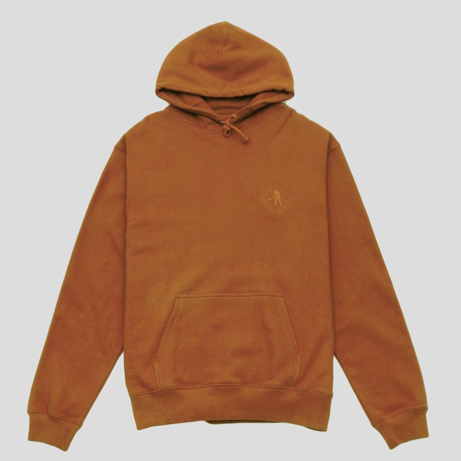 Fleece PASS~PORT | Pass~Port Organic Embroidery Hoodie - Burnt Orange