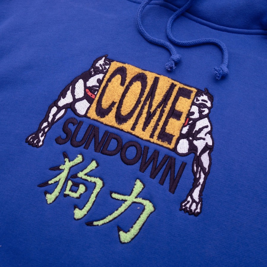 Fleece COME SUNDOWN | Come Sundown Year Of Dog Hoodie - Royal Blue