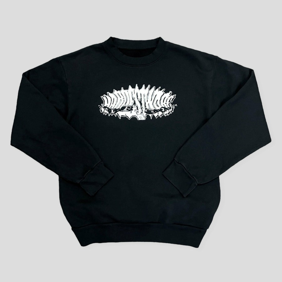 Fleece Ten Hardestware | Ten Hardestware Breakout Crewneck - Black