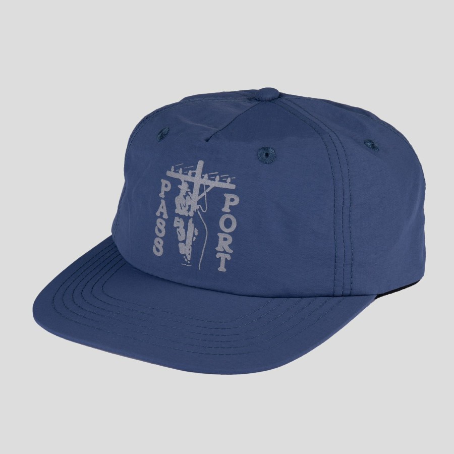 Headwear PASS~PORT | Pass~Port Line~Worx Rpet Workers Cap - Slate Blue