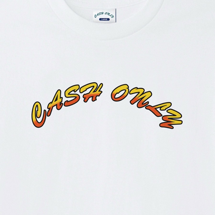 Tees Cash Only | Cash Only Logo Tee - White