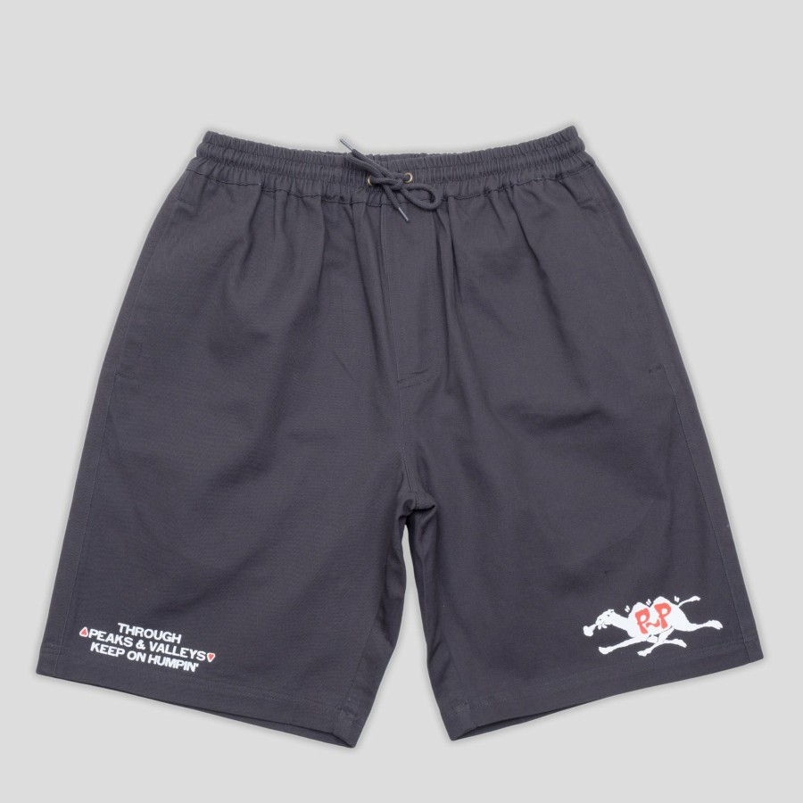 Shorts PASS~PORT | Pass~Port Peaks And Valleys Casual Short - Tar