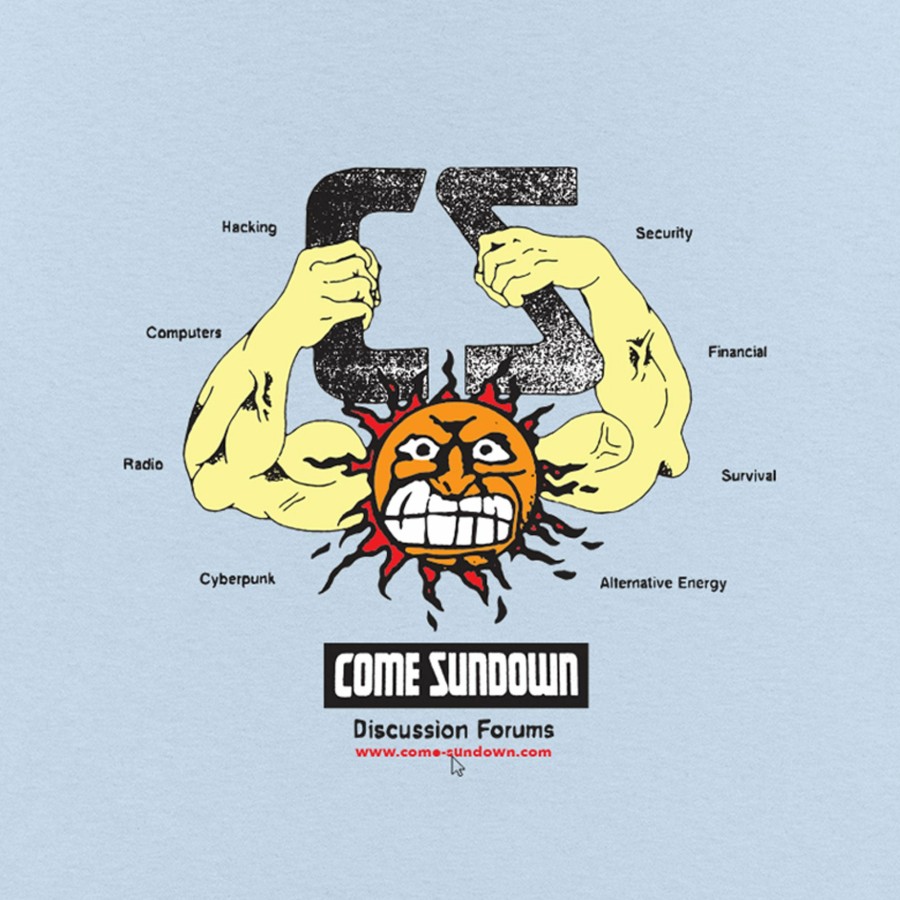 Tees COME SUNDOWN | Come Sundown Forums Tee - Powder Blue