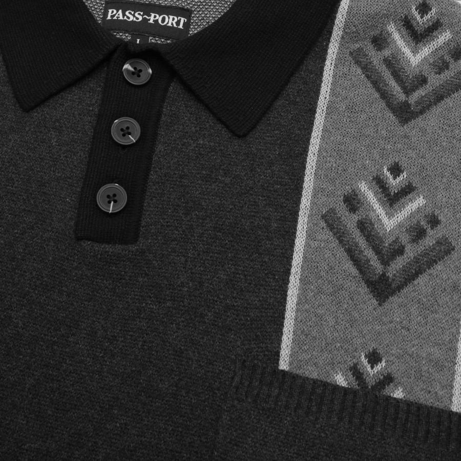 Shirts PASS~PORT | Pass~Port "Haven" S/S Polo Black