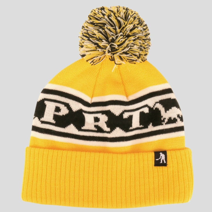 Headwear PASS~PORT | Pass~Port "Hallmark" Pompom Beanie Yellow