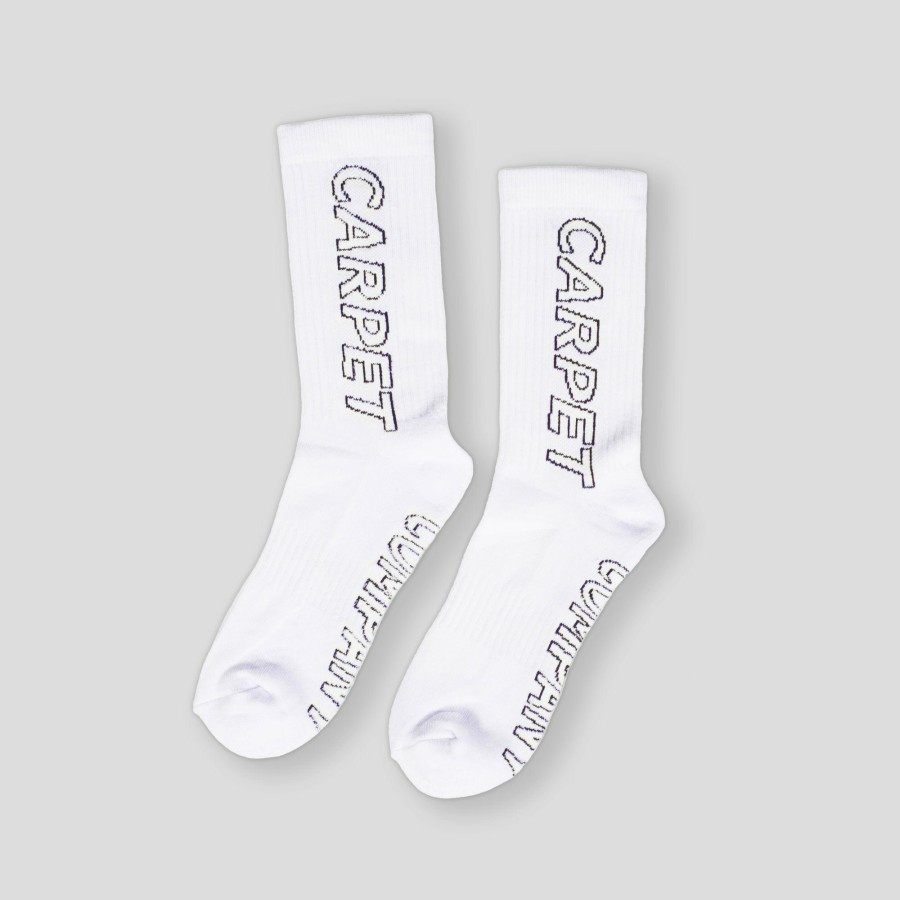 Accessories Carpet Company | Carpet Company Misprint Sock - White