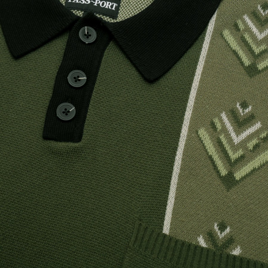 Shirts PASS~PORT | Pass~Port "Haven" S/S Polo Moss