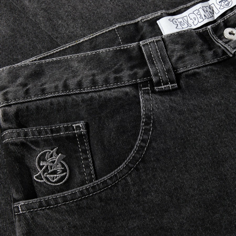 Pants Polar Skate Co. | Polar Skate Co. 93! Denim Pants - Silver Black