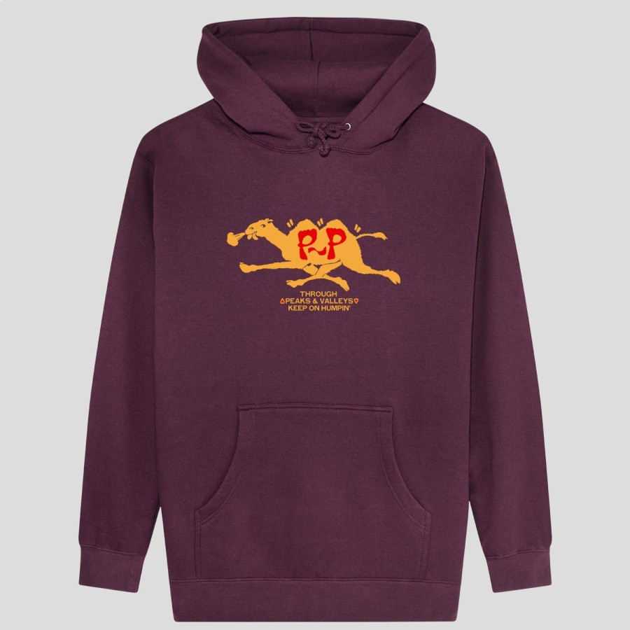 Fleece PASS~PORT | Pass~Port Peaks & Valleys Hoodie - Berry