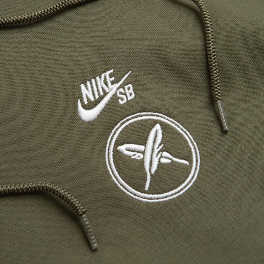 Fleece Nike SB | Nike Sb & Yuto Horigome Hoodie - Olive