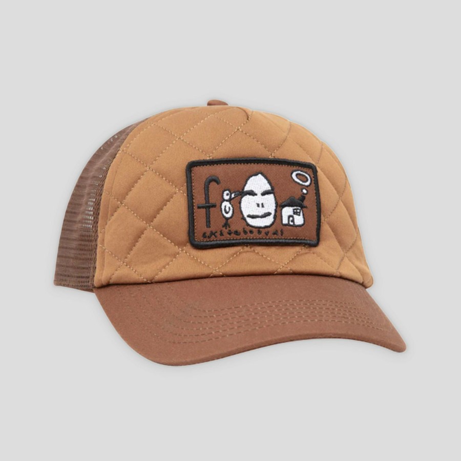 Headwear FROG | Frog Skateboards Home Sweet Egg Trucker Cap - Brown