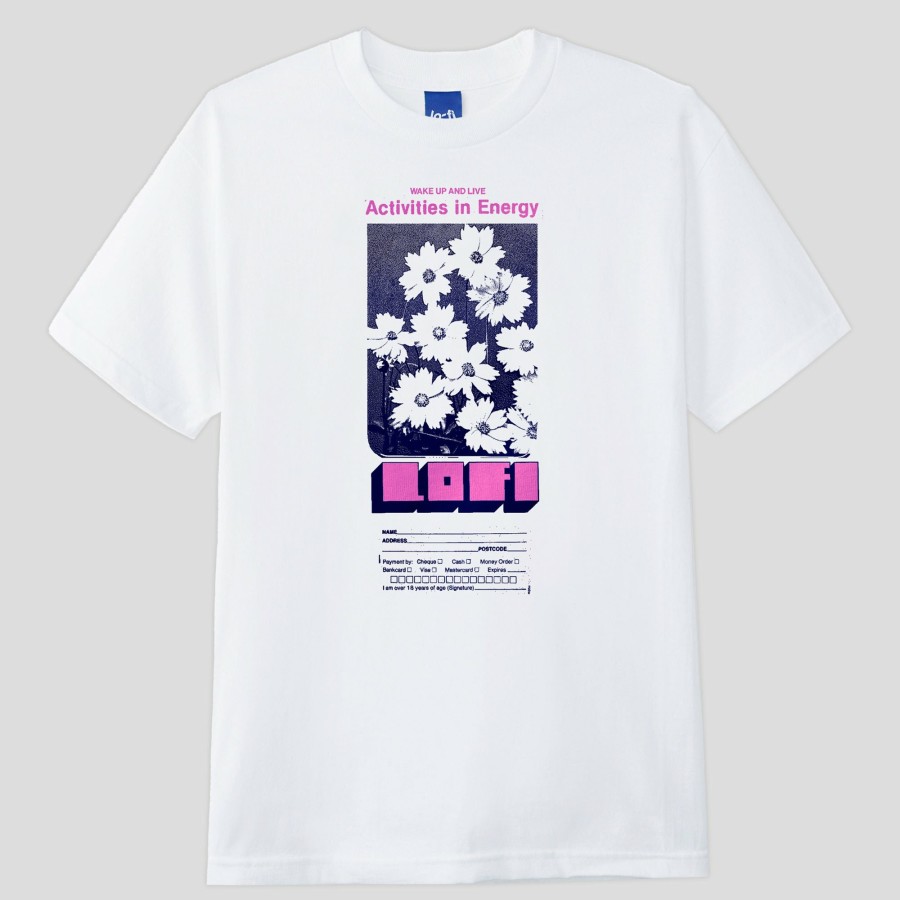 Tees LO-FI | Lo-Fi Wake-Up Tee - White