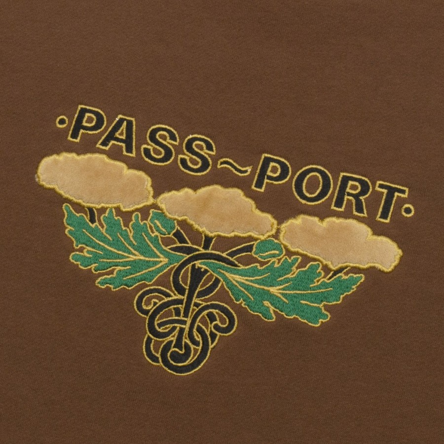 Fleece PASS~PORT | Pass~Port Emblem Applique Sweater - Choc