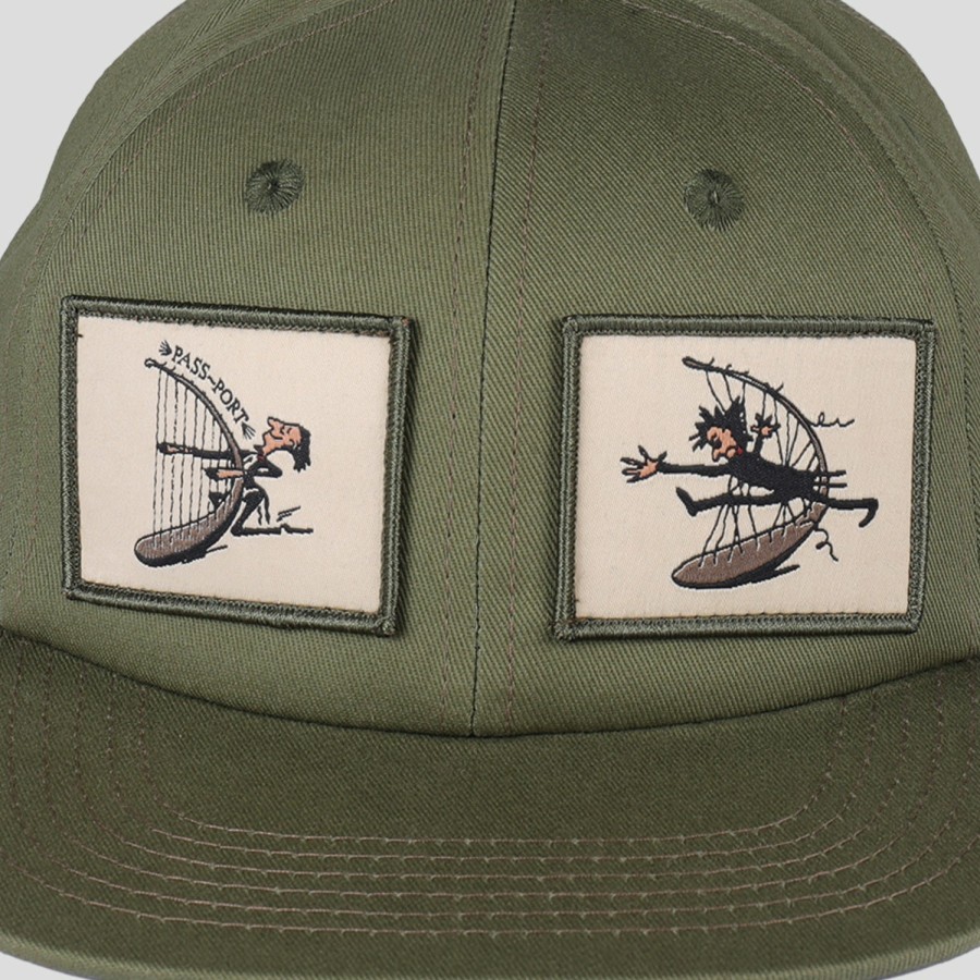 Headwear PASS~PORT | Pass~Port Maestro Casual Cap - Military Green