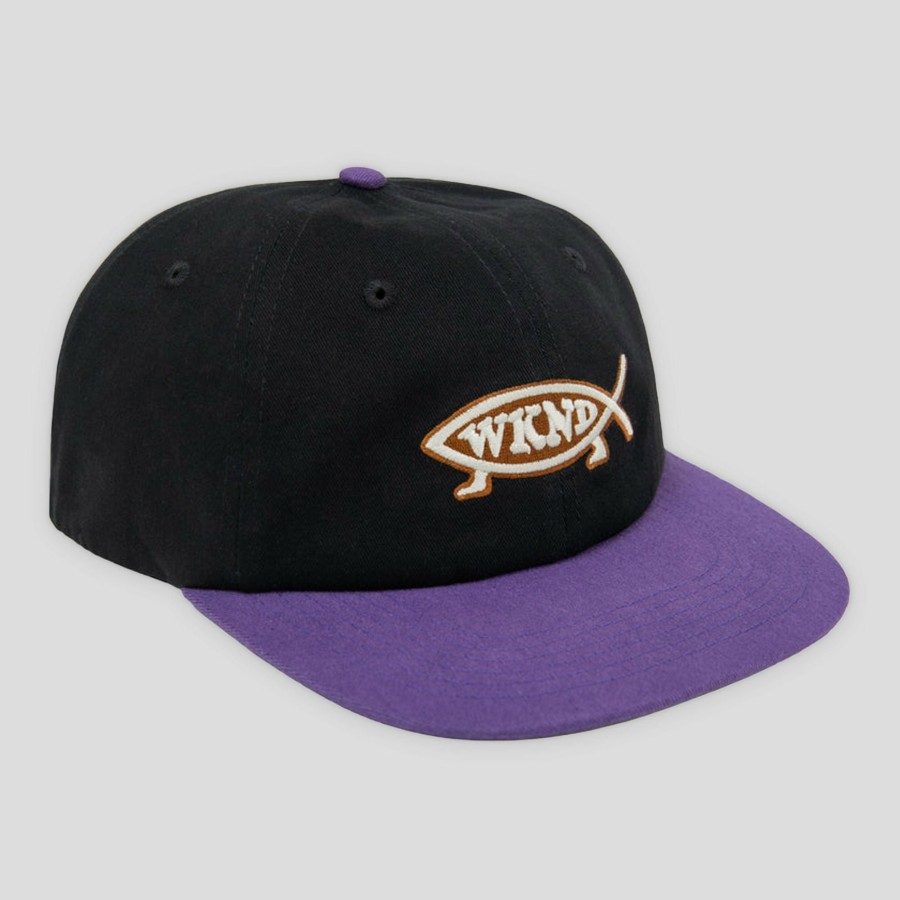 Accessories WKND | Wknd Evo Fish Cap - Black / Purple