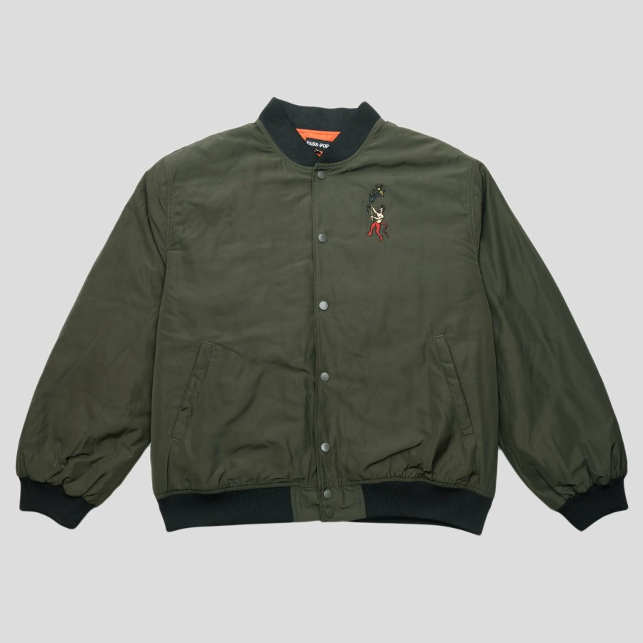 Jackets PASS~PORT | Pass~Port Gardening Satin Jacket - Forest Green