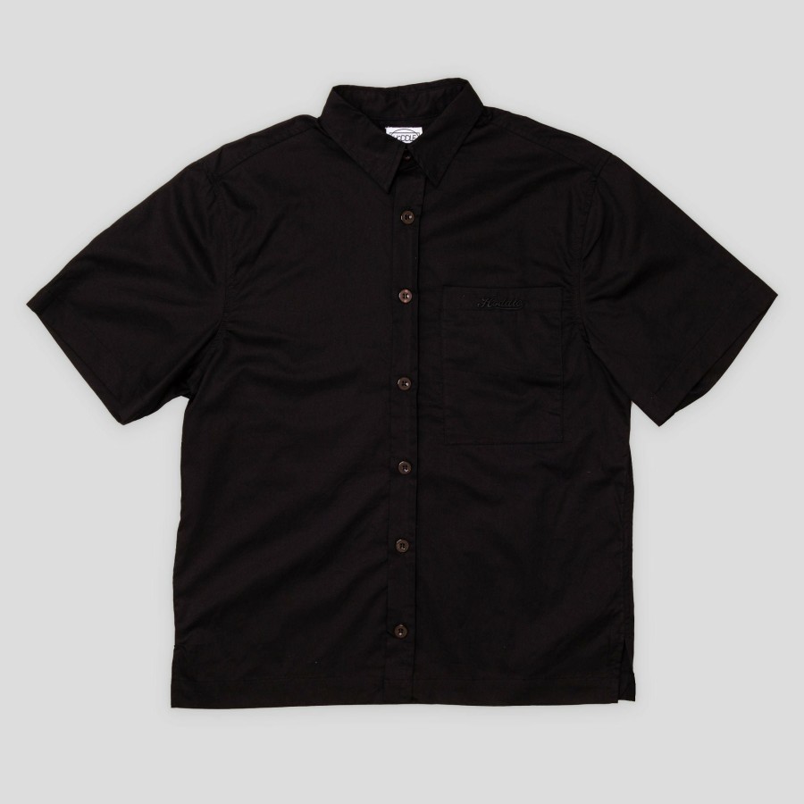 Shirts HODDLE | Hoddle Cheval Short-Sleeve Shirt - Black