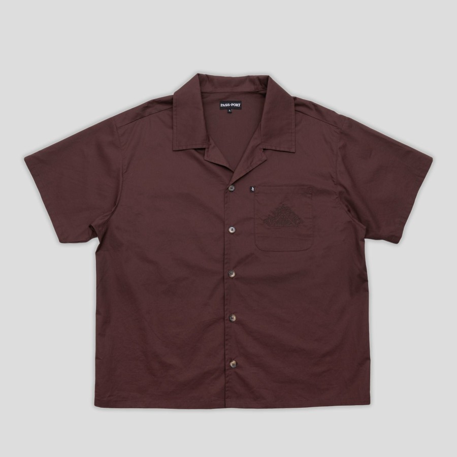 Shirts PASS~PORT | Pass~Port Manuscript Casual Shirt - Chocolate