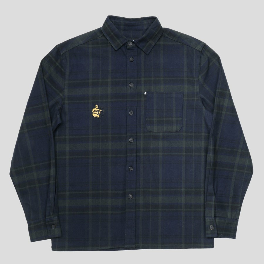 Shirts PASS~PORT | Pass~Port Potters Mark Workers Flannel - Navy