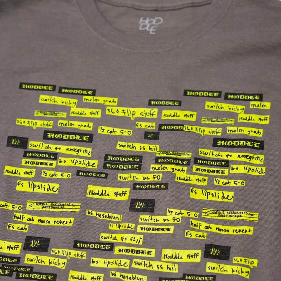 Tees HODDLE | Hoddle "List" Tee Grey