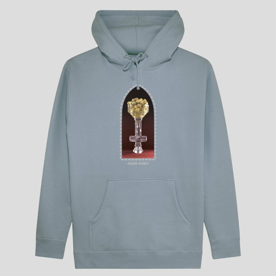 Fleece PASS~PORT | Pass~Port Crystal Olives Hoodie - Alpine Blue