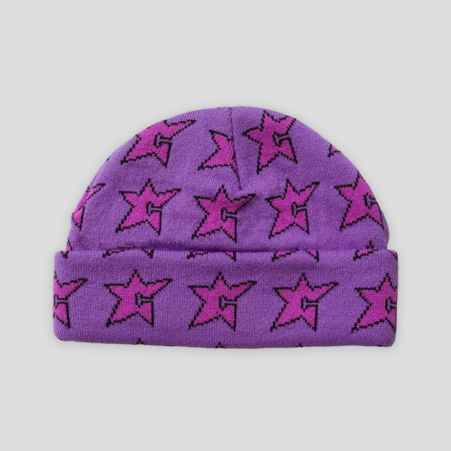 Headwear Carpet Company | Carpet Company C-Star Beanie - Plum