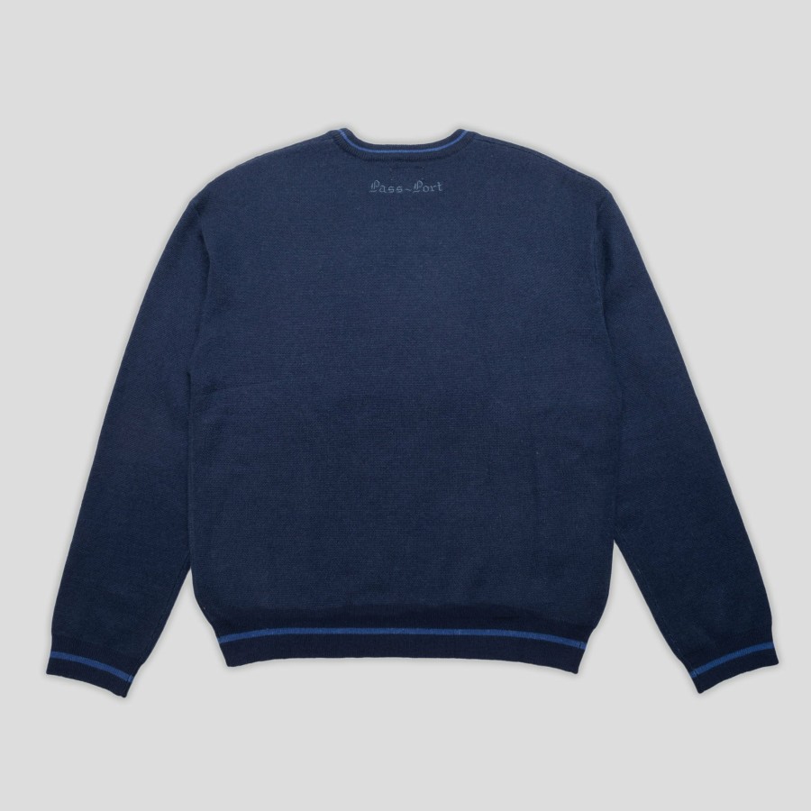 Fleece PASS~PORT | Pass~Port Kings X Fountain Mohair Sweater - Navy