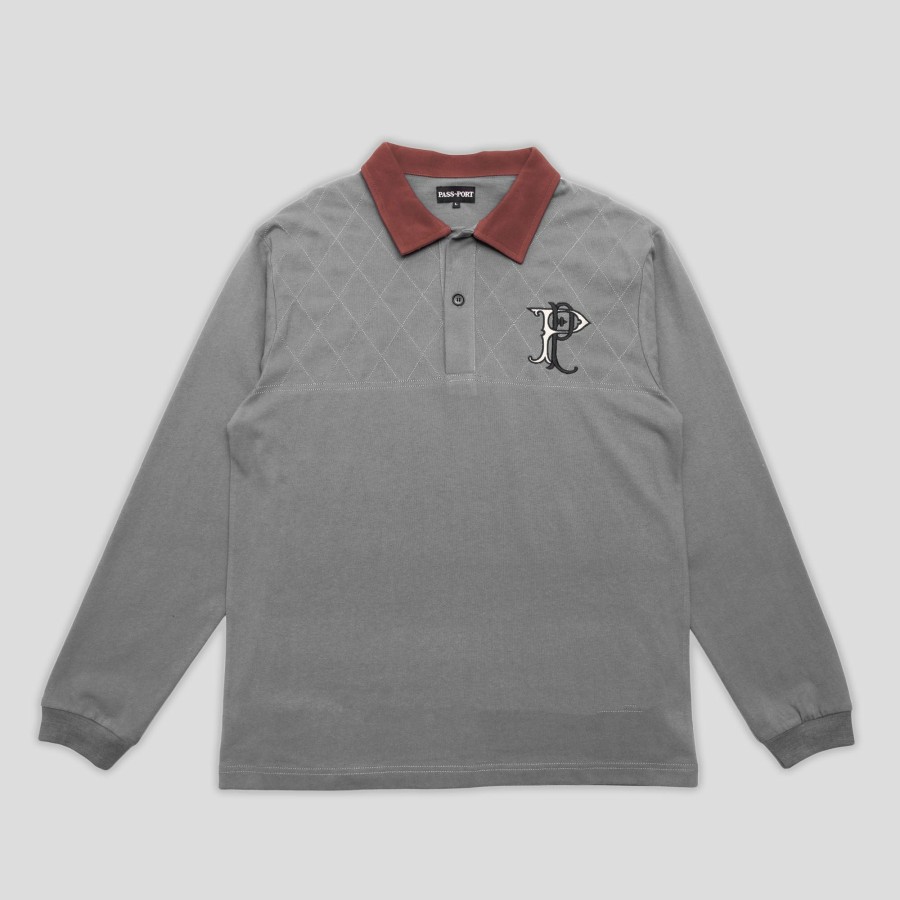 Shirts PASS~PORT | Pass~Port Monogram Jersey - Grey