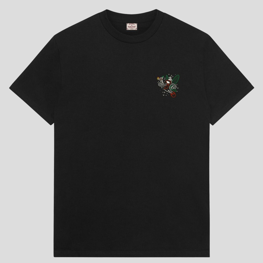 Tees PASS~PORT | Pass~Port & Evisen Karaoke Tee - Black