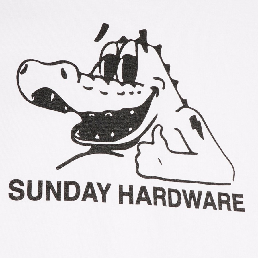 Tees SUNDAY HARDWARE | Sunday Hardware Croccy Tee - White