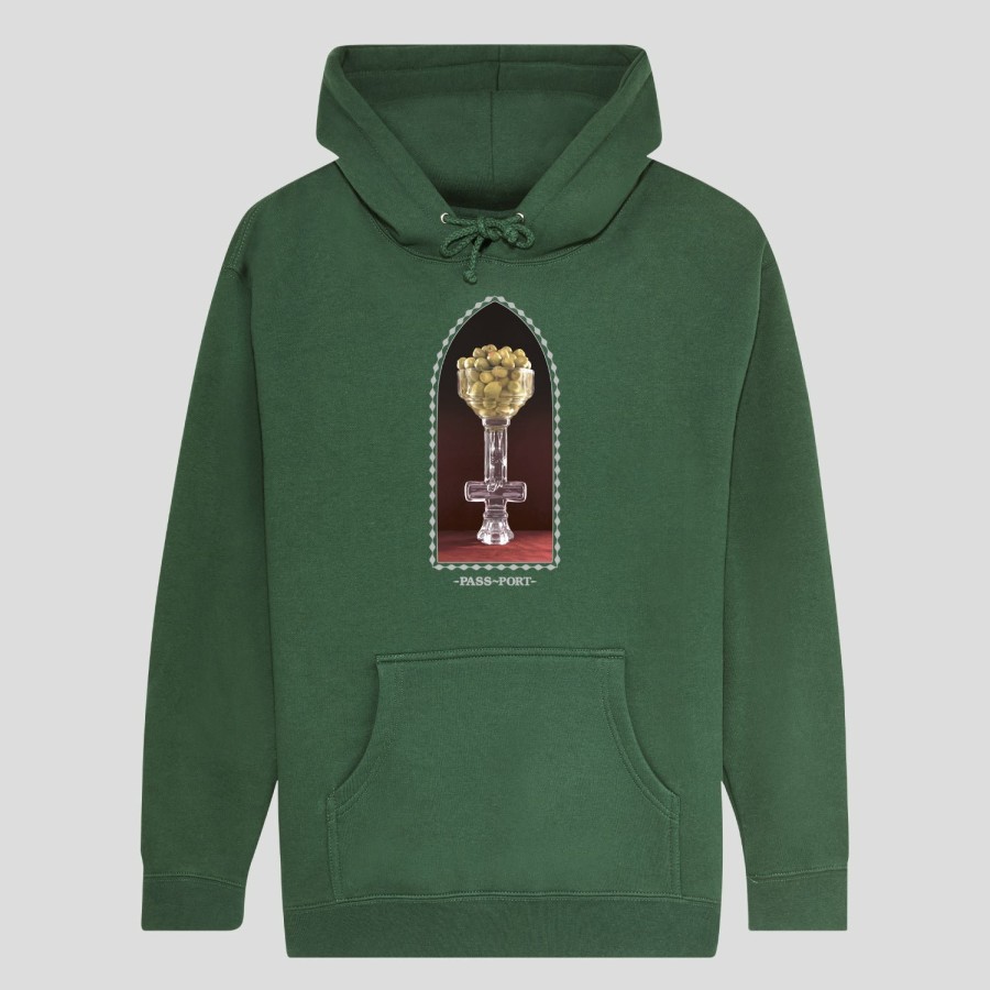 Fleece PASS~PORT | Pass~Port Crystal Olives Hoodie - Forest Green