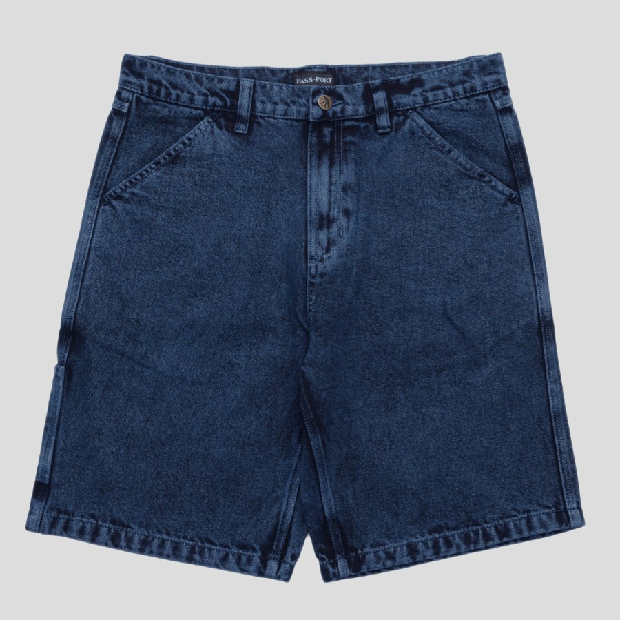 Shorts PASS~PORT | Pass~Port Workers Club Short - Navy Over-Dye