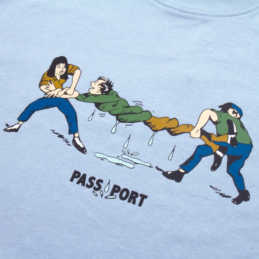 Tees PASS~PORT | Pass~Port "Squeeze" Tee Stonewash Blue