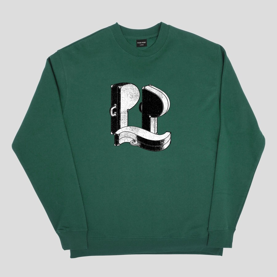 Fleece PASS~PORT | Pass~Port "Cases" Sweater Teal