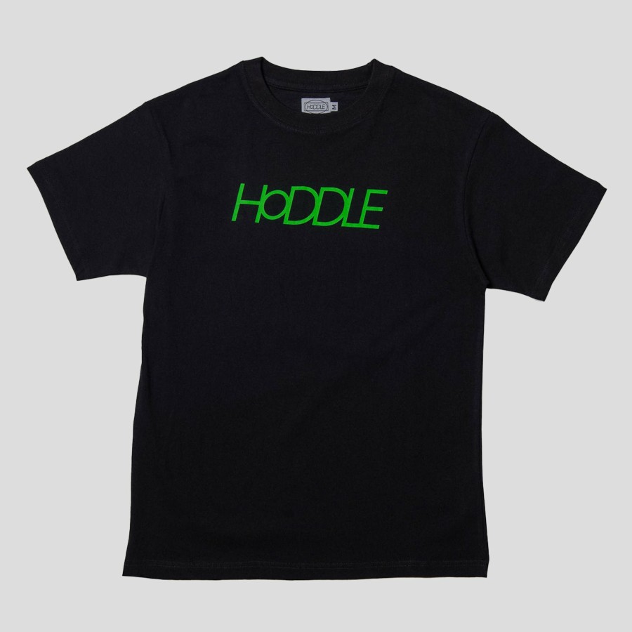 Tees HODDLE | Hoddle Logo Tee - Black / Green