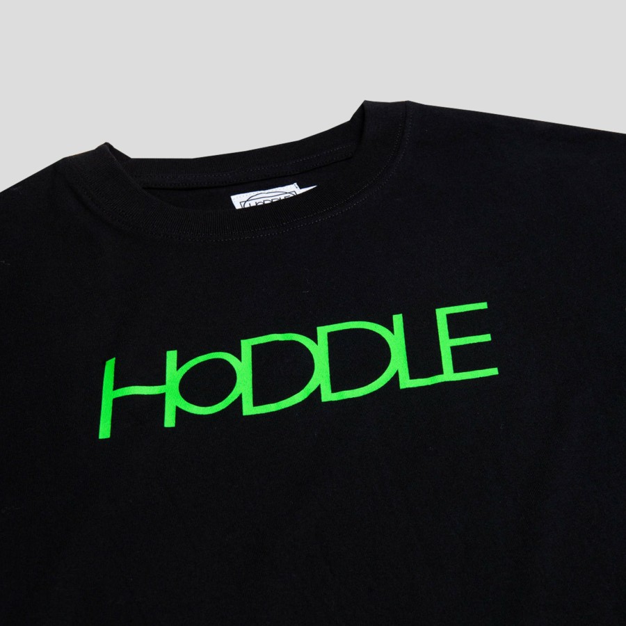 Tees HODDLE | Hoddle Logo Tee - Black / Green