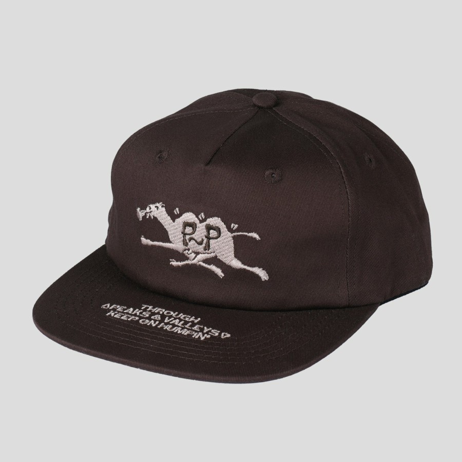 Headwear PASS~PORT | Pass~Port Peaks & Valleys Workers Cap - Chocolate