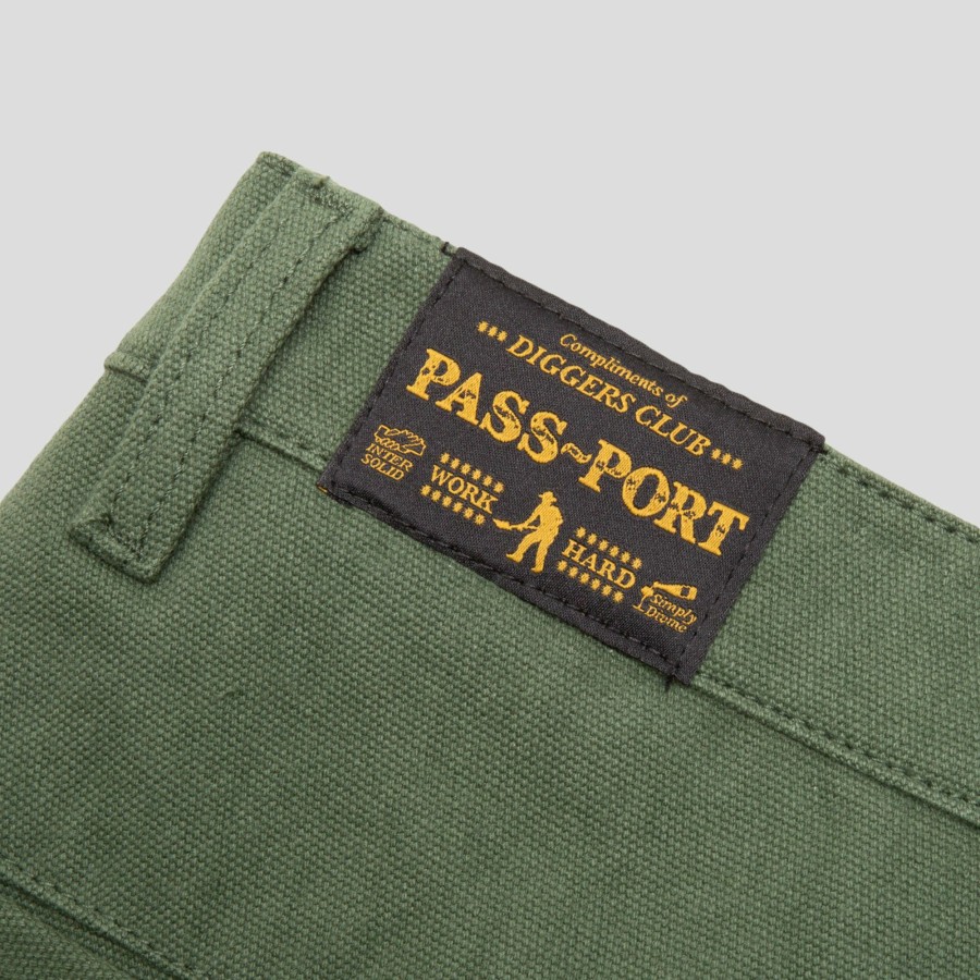 Shorts PASS~PORT | Pass~Port "Diggers Club" Short Tonal Olive