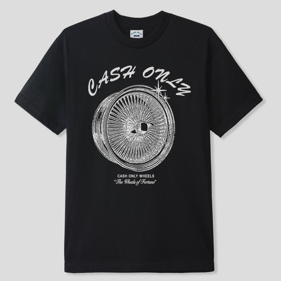 Tees Cash Only | Cash Only Wheels Tee - Black