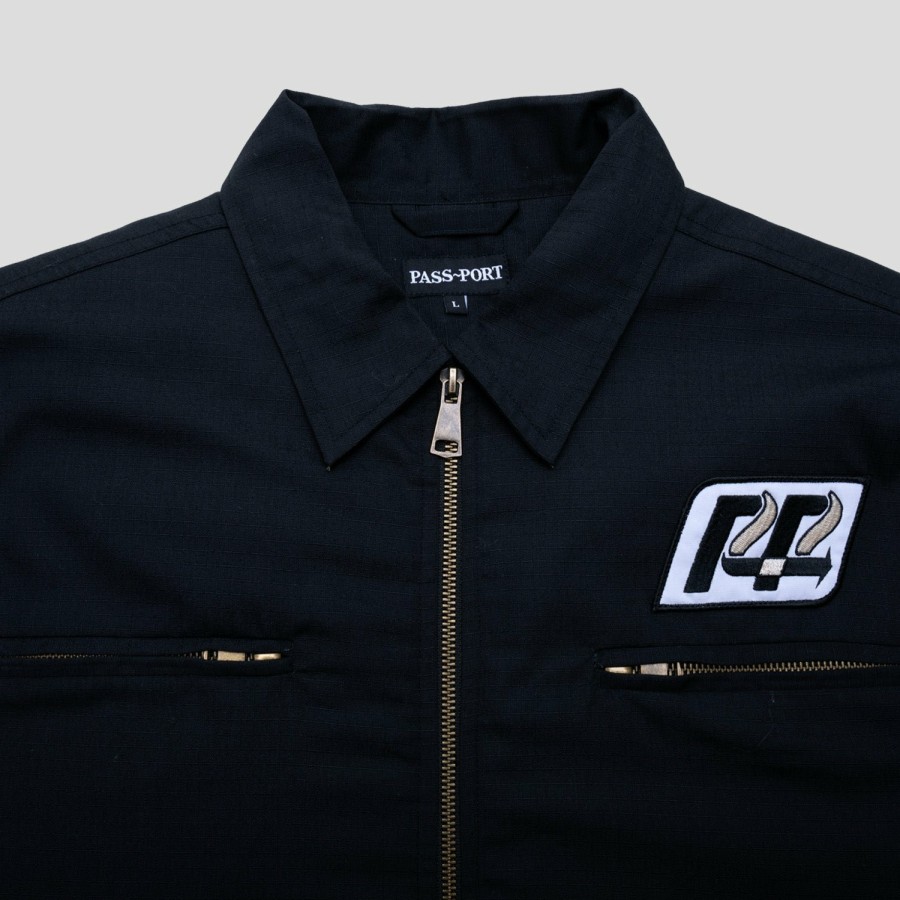 Jackets PASS~PORT | Pass~Port Transport Ripstop Delivery Jacket - Black